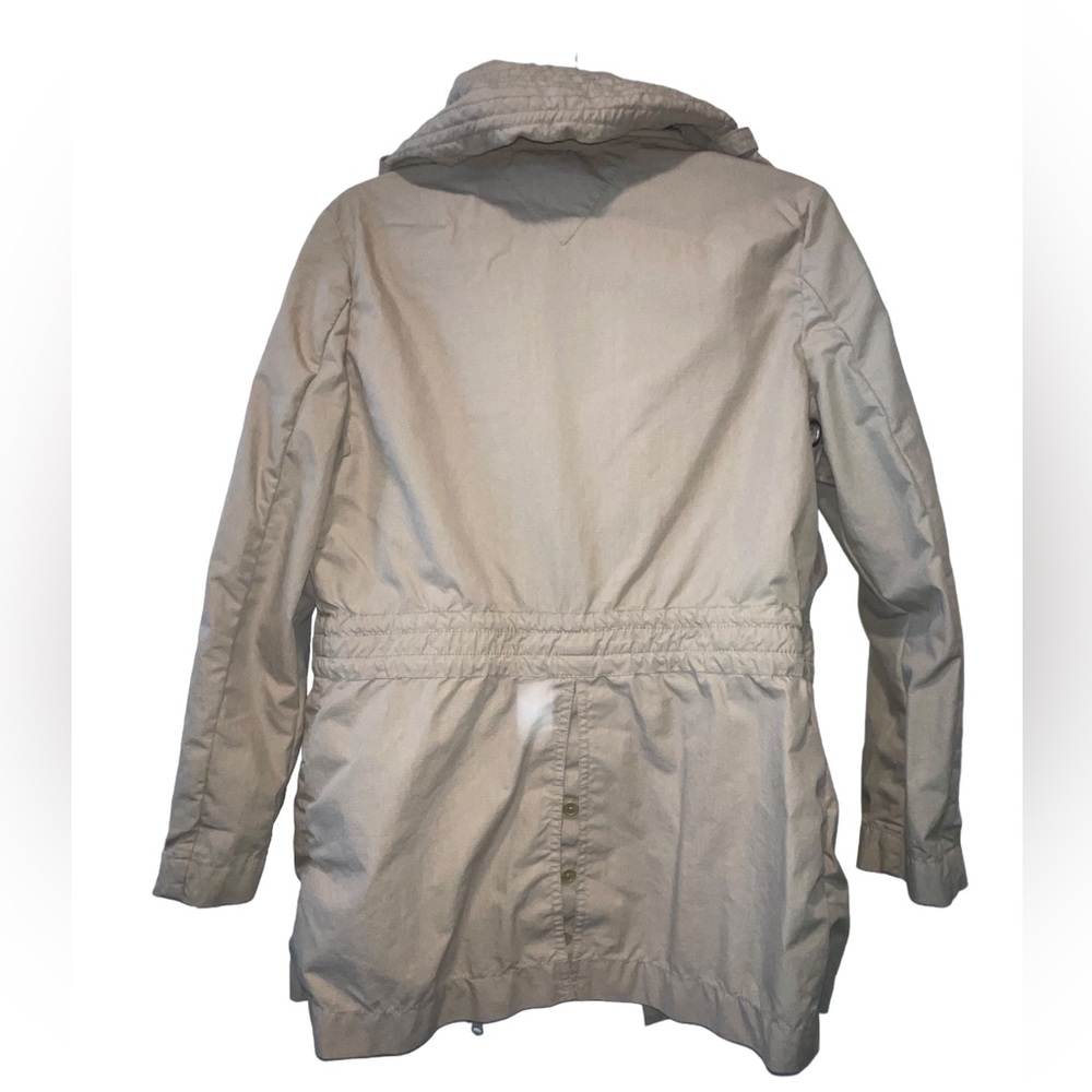 Women’s Tommy Hilfiger Field Jacket Drawstring Waist Long Coat Size Small - Picture 4 of 10
